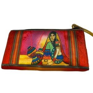 Colorful Boho Indian-Inspired Clutch‎ Wallet